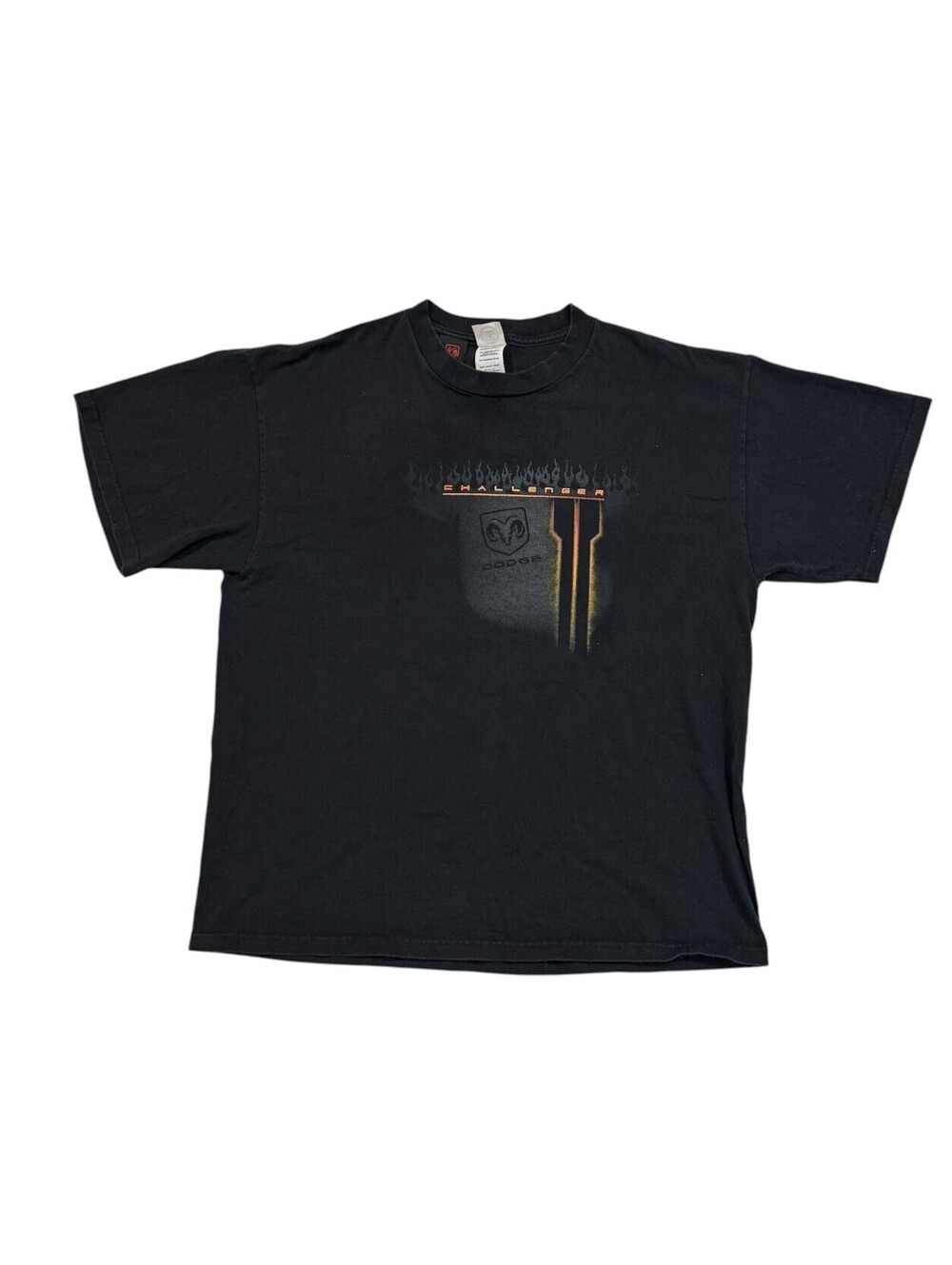 Vintage 2007 Dodge Challenger Shirt XL Delta Pro Weight Graphic Tee Car Mopar